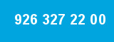 926 327 22 00